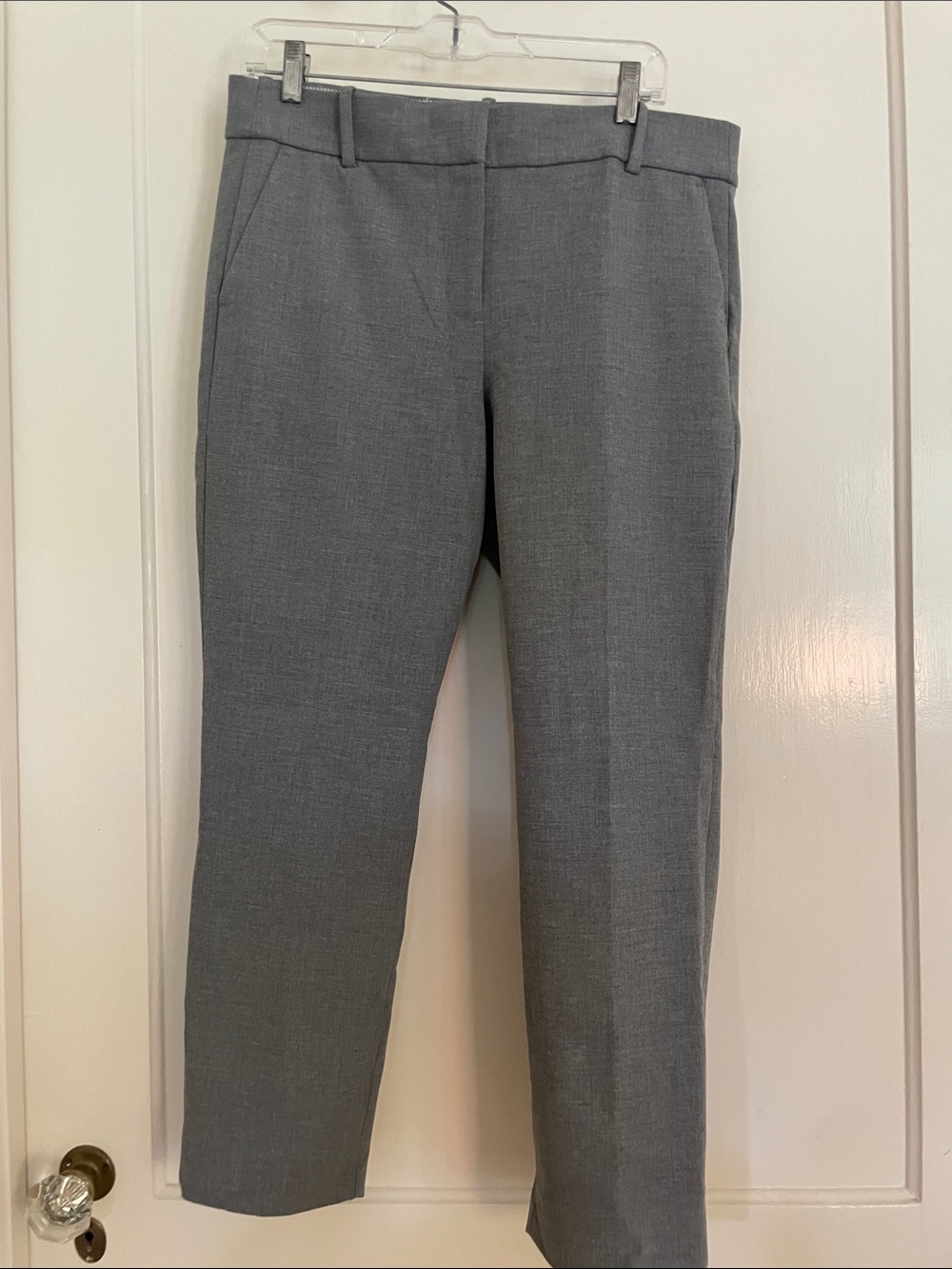 J. Crew Gray Straight-Leg Women's Dress Pants